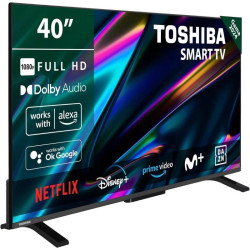 TELEVISOR LED TOSHIBA 40 FHD USB SMART TV VIDAA WIFI BLUETOOTH HOTEL