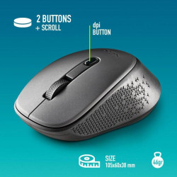 RATON NGS DEW GRAY WIRELESS SILENT GREY