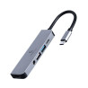 GEMBIRD ADAPTADOR USB-C A 5 EN 1 Hub + HDMI + PD + stereo audio