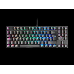 MARS GAMING TECLADO MECANICO COMPACTO TKL MKREVOPROBRES NEGRO SWITCH OUTEMU PRO BROWN CHIPSET VISION