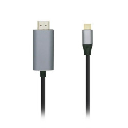 AISENS CABLE USB-C A HDMI MACHO 1.8M NEGRO