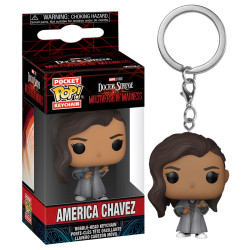 Llavero Pocket POP Marvel Doctor Strange America Chavez
