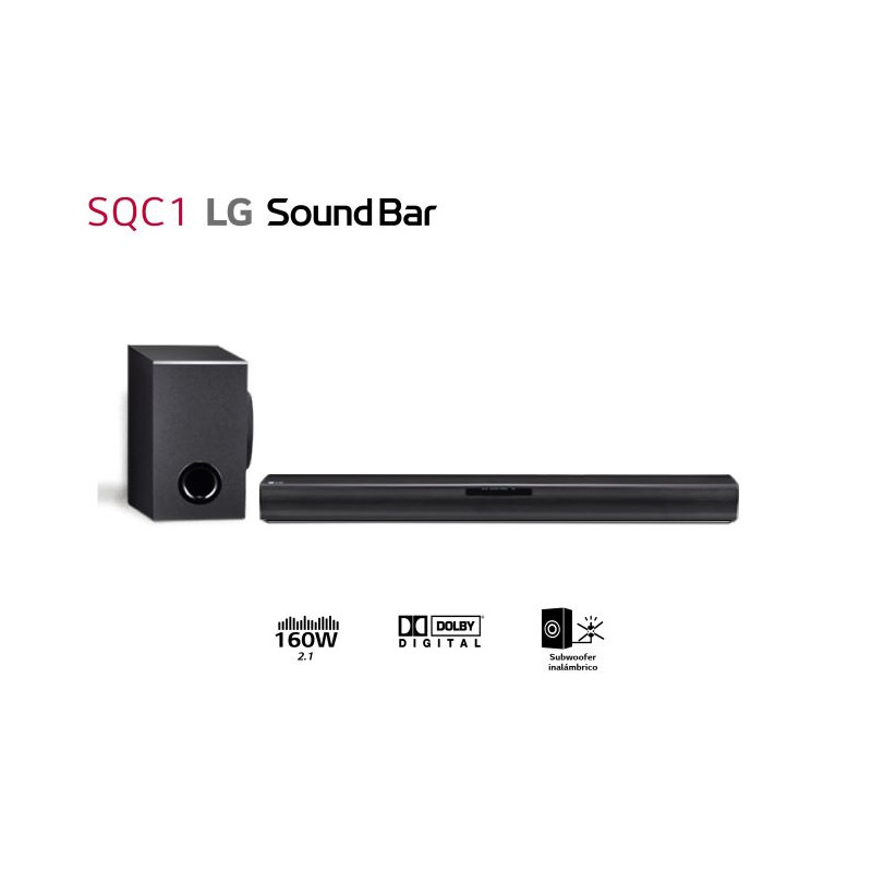 LG Barra de sonido + Subwoofer SQC1