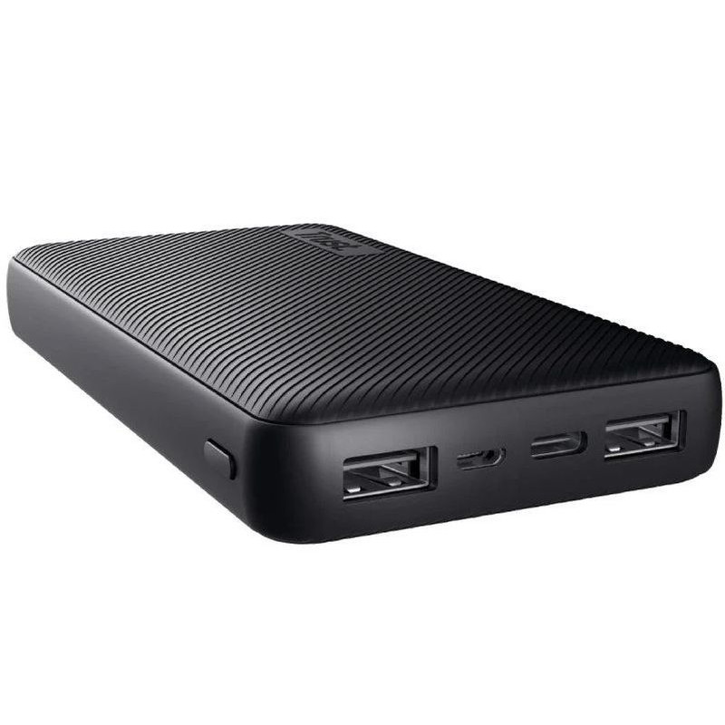 POWERBANK TRUST PRIMO 15000MAH 2A USB + USB-C + MICRO-USB ECO BLACK