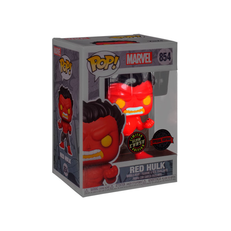 Figura POP Marvel Red Hulk Exclusive