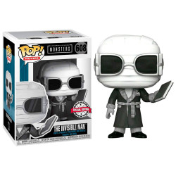 Figura POP Universal Monsters Invisible Man Black and White Exclusive