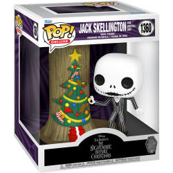 Figura POP Disney Deluxe Pesadilla Antes de Navidad 30th Anniversary Jack Skellington With Christmas