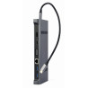 GEMBIRD ADAPTADOR USB-C A 9 EN 1 HUB USB 3.1 + HDMI + DISPLAYPORT + VGA + PD 87W + LAN + AUDIO