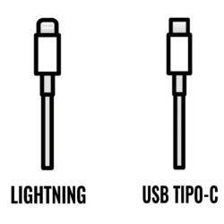 APPLE CABLE USB-C A LIGHTNING 2M - MQGH2ZM/A