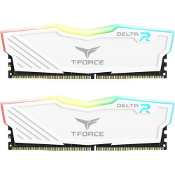 MEMORIA RAM 16GB (2X8GB) TEAMGROUP DELTA DDR4 3200MHZ RGB WHITE