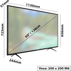 TELEVISOR LED DAEWOO 50 4K UHD USB SMART TV ANDROID WIFI BLUETOOTH DOLBY