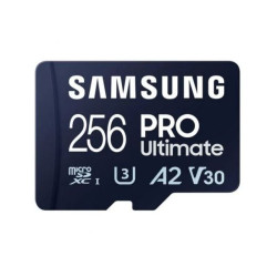 SAMSUNG TARJETA MICRO SD 256GB SDXC PRO ULTIMATE CLASE 10 CON ADAPTADOR A SD