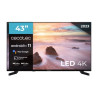 CECOTEC TELEVISOR 43 LED 4K UHD FRAMELESS ANDROIDTV 11 4K/ Smart TV/ WiFi